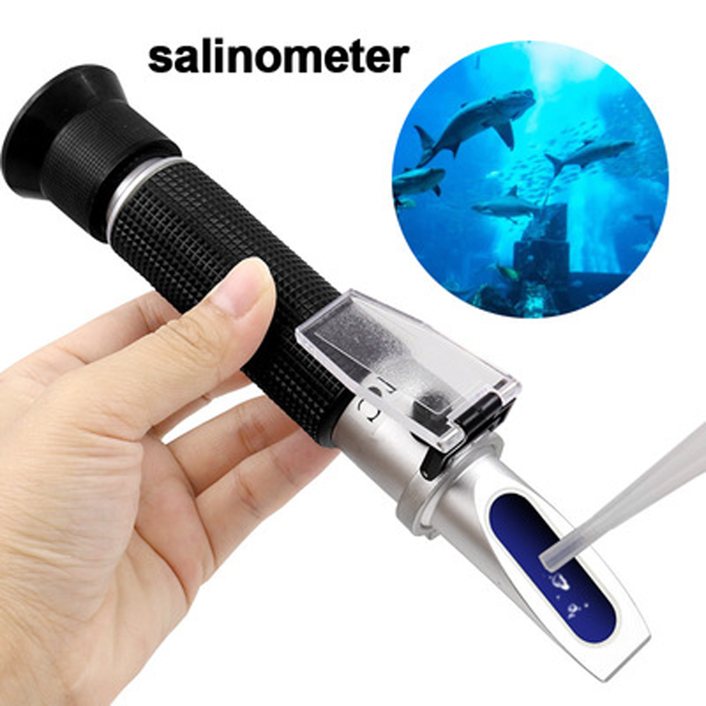 Marine Aquarium Temperature - Salinity Refractometer for Seawater and Marine