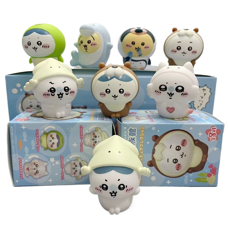 8pcs/Box Kawaii Chiikawa Aquar - Marine Aquarium & Regional Centre Photos ulasan dan harga