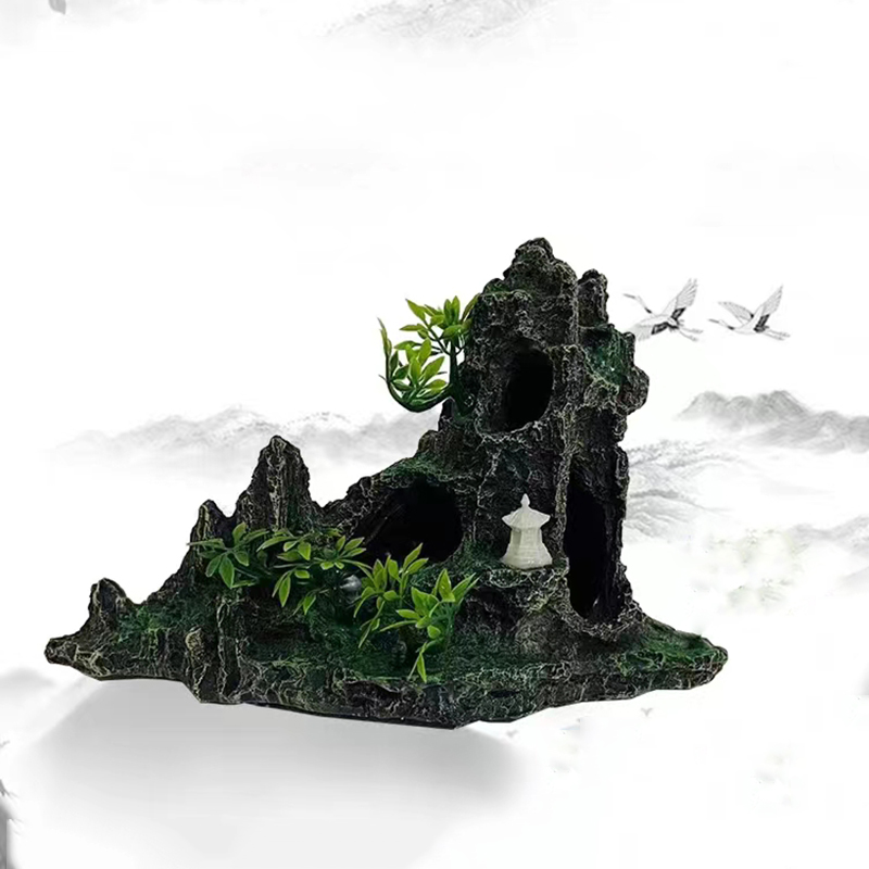 Resin Aquarium Rockery Mountai - Aquarium Marine Rock ulasan dan harga