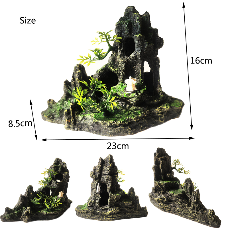 Resin Aquarium Rockery Mountai - Aquarium Marine Rock ulasan dan harga