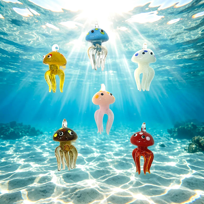 Colorful Mini Jellyfish Glass  - Marine Aquarium & Regional Centre Photos ulasan dan harga