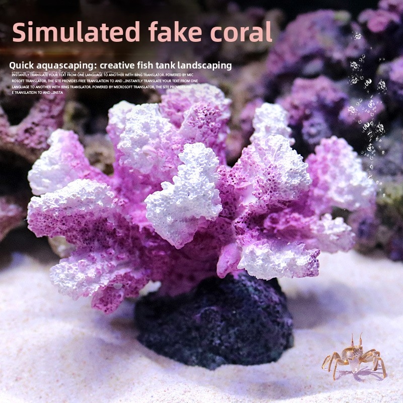 Artificial Coral Reef Decorati - Aquarium Marine Rock ulasan dan harga