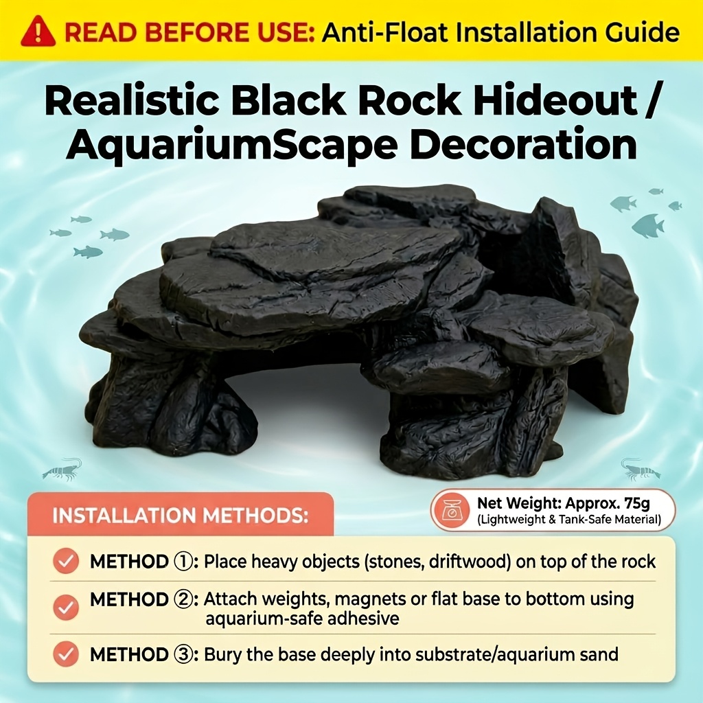 PLA Cave Aquarium Hidden Fish  - Aquarium Marine Rock ulasan dan harga