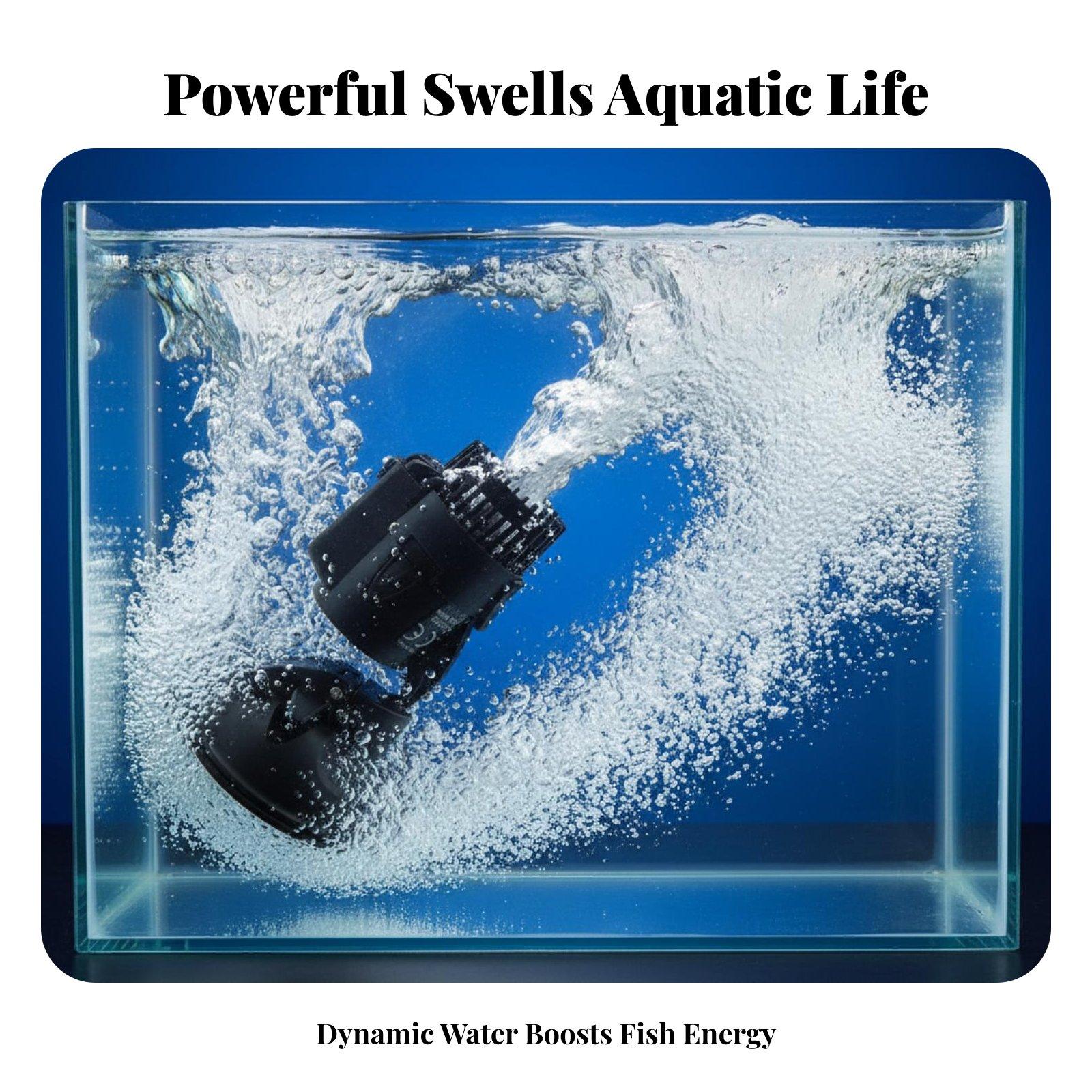 Silent Aquarium Water Pump Wav - Marine Aquarium Wave Maker ulasan dan harga
