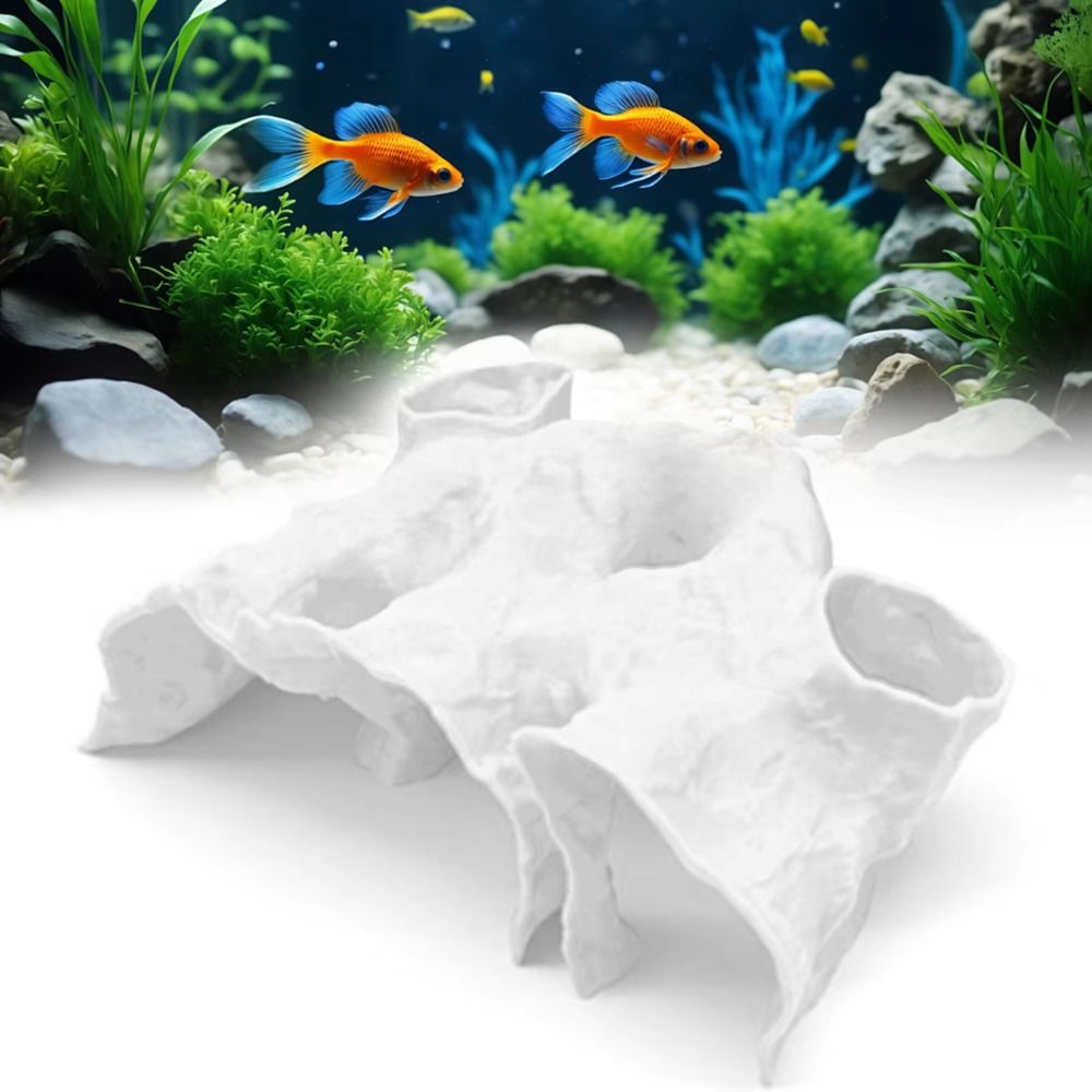 Funny 3D Printing Gravel Tunne - Aquarium Marine Rock ulasan dan harga