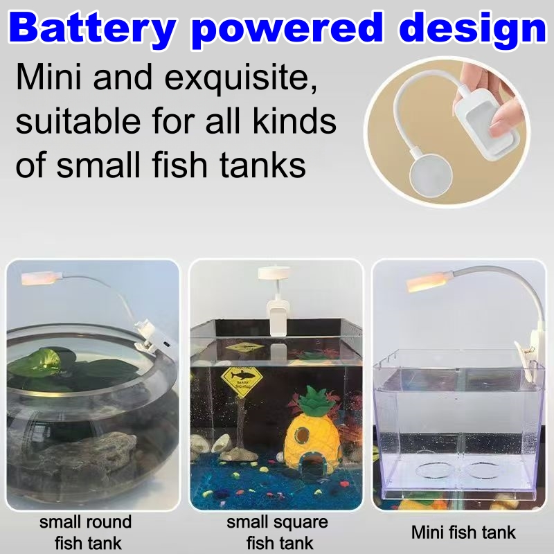 LED Aquarium Light Clip On Fis - Aquarium Marine Lights ulasan dan harga