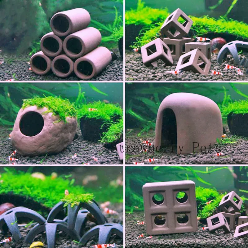 Ceramic Aquarium Decoration Fi - Aquarium Marine Rock ulasan dan harga