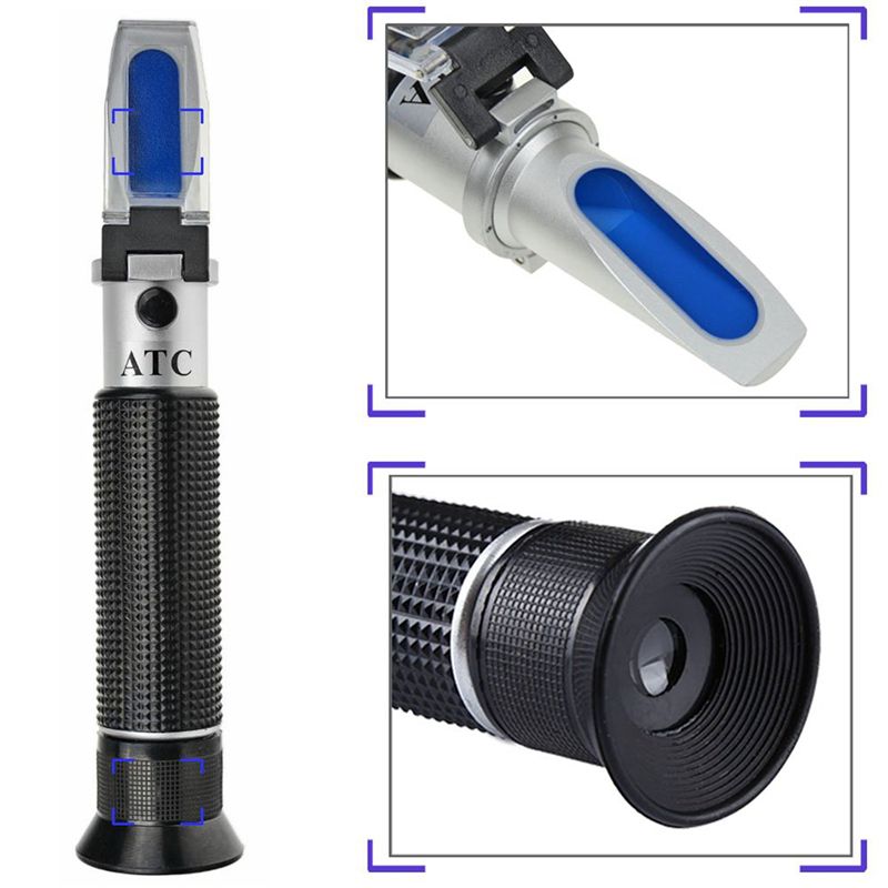 A84E-2X Salinity Refractometer - Marine Aquarium Temperature ulasan dan harga