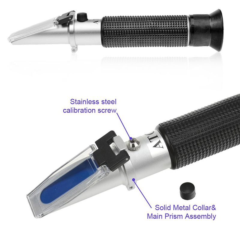 A84E-2X Salinity Refractometer - Marine Aquarium Temperature ulasan dan harga