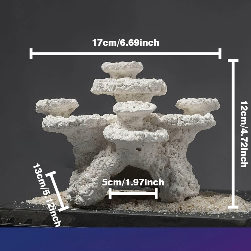 Fish Tank Landscape Material A - Aquarium Marine Rock ulasan dan harga