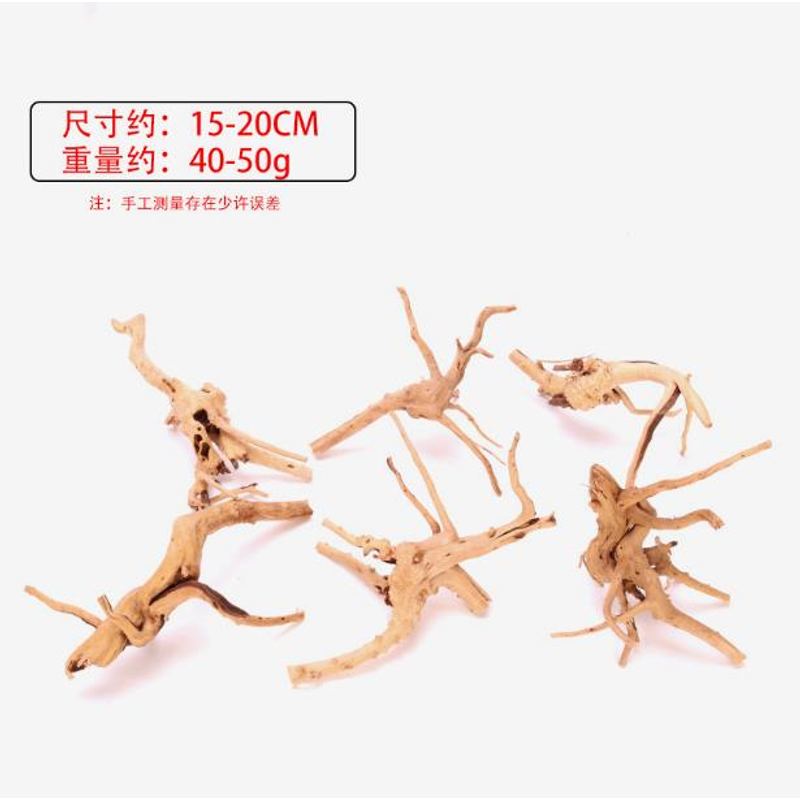 4PCS Natural Wooden Fish Tank  - Aquarium Marine Rock ulasan dan harga