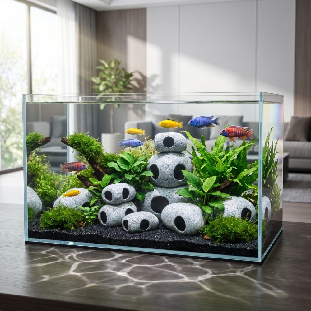 Purple Clay Aquarium Hideaway  - Aquarium Marine Rock ulasan dan harga