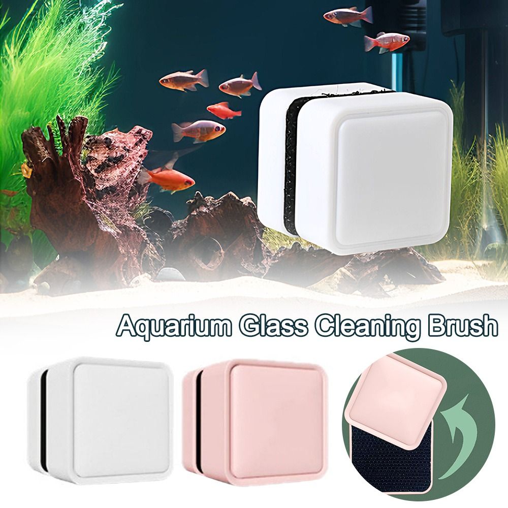 Magnetic Aquarium Glass Cleane - Marine Aquarium Glass Scraper ulasan dan harga
