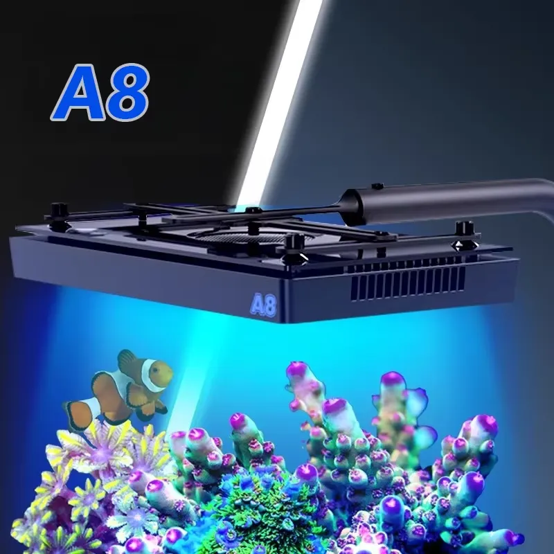 A8SE II Max Blue 240W WiFi App - Aquarium Marine Lights ulasan dan harga