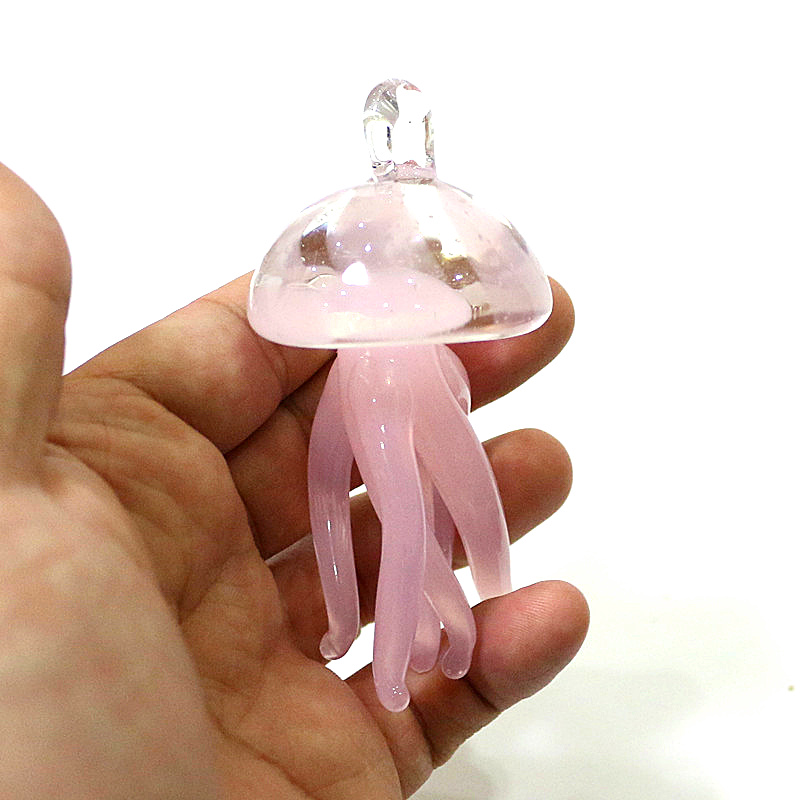 Pink Jellyfish Glass Pendant C - Marine Aquarium & Regional Centre Photos ulasan dan harga