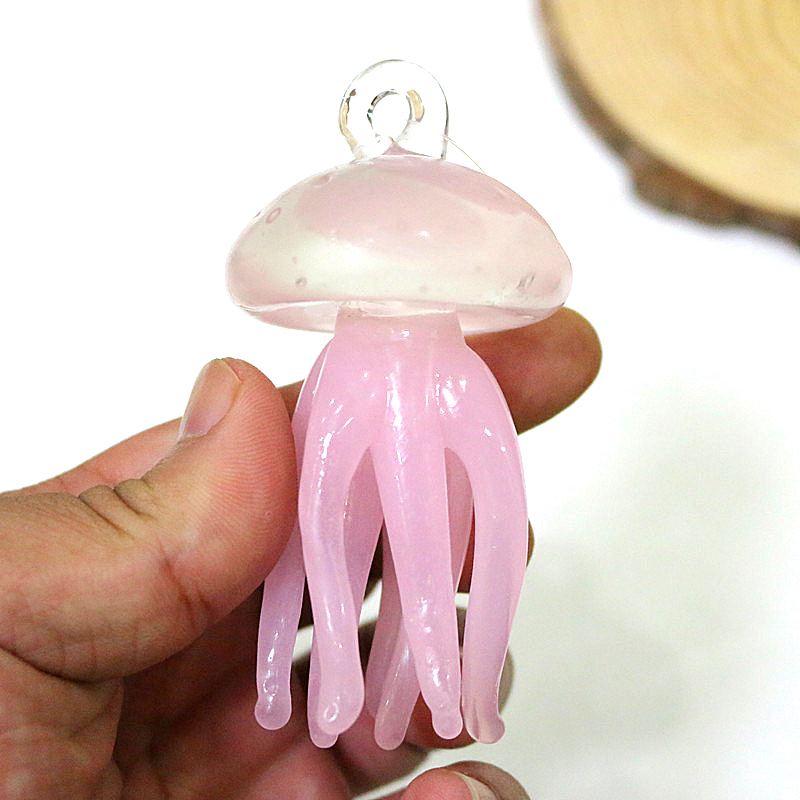 Pink Jellyfish Glass Pendant C - Marine Aquarium & Regional Centre Photos ulasan dan harga