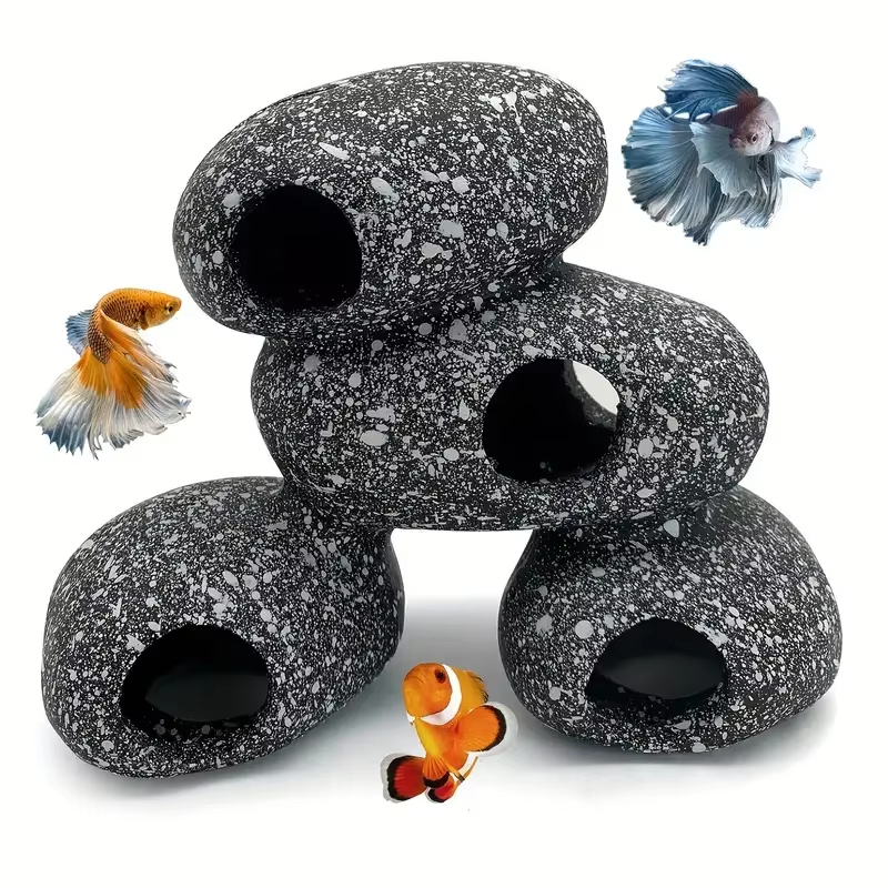 1/2Pcs Aquarium Cichlid Stone  - Aquarium Marine Rock ulasan dan harga